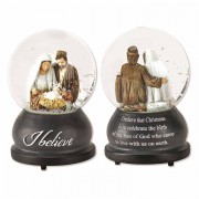 Musical Waterglobe Resin I Believe 4.625