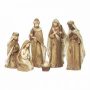 6 Piece Nativity Set - 7 Inches H