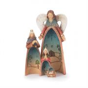 Nativity-resin-5 Inches 4 Pc Stacking