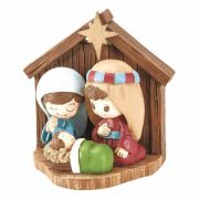 Nativity Holy Family Star Resin 2.25 Inches