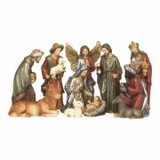 11 Piece Nativity Set Resin 5 Inches H