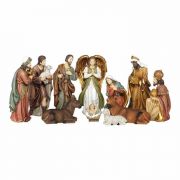 11 Piece Nativity Set - 10 Inches H