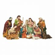 11 Piece Nativity Set Resin 8 Inches H