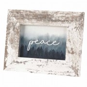 Photo Frame Tabletop Peace Mdf/paper 4x6