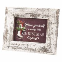 Photo Frame Tabletop Merry...christmas Mdf 4x6