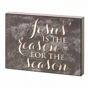 Plaque Wall Jesus Is Reason Mdf 7x5 - Home Wall Art