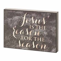 Plaque Wall Jesus Is Reason Mdf 7x5 - Home Wall Art
