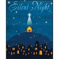 2pk -Silent Night - Home Wall Art - (Pack of 2)