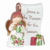 3pk -Plaque Resin 2 7/8 Jesus Is - (Pack of 3)