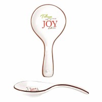 Spoon Rest Tidings Joy Ter Cot 9.25 Inches Spoon Rest Tidings Joy Ter Cot 9.25 Inches