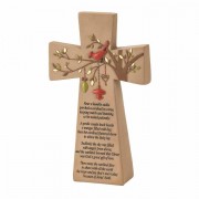 Cross Tabletop Cardinal Resin 6 Inches H