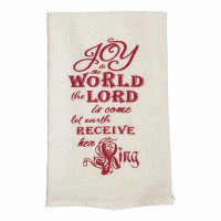 2pk -Towel Floursack Joy To The World 18x22 - (Pack of 2)