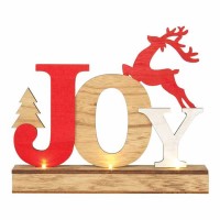 Tabletop Joy Wood Led 8.875 X 2.375 X7.5