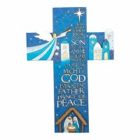 2pk -Cross Wall Resin 9 3/4 Cross - (Pack of 2)