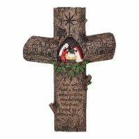 2pk -Cross Wall Resin 9 3/4 Cross - (Pack of 2)