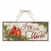 2pk -Joy To The World Wood Wall - Home Wall Art - (Pack of 2)
