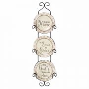 Wall Plates We Open Our Home In Love - (Pack of 2)