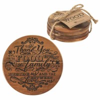 Coaster They Broke Bread Wood 4x4