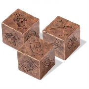 Desk Cube Full Armor Resin Ant Copper 2 Inches - (Pack of 6)