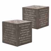 Cube Reunion Heart Resin 3x3x3 - (Pack of 2)