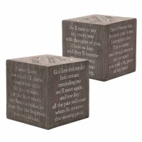2pk -Cube Reunion Heart Resin 3x3x3 - (Pack of 2) 2pk -Cube Reunion Heart Resin 3x3x3 - (Pack of 2)