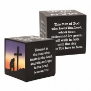 2pk -Cube Man Of God Resin 3x3x3 - (Pack of 2)