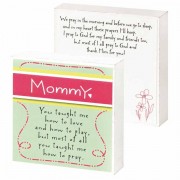 2pk -Plaque Double Sided Mommy Mdf 3x3 - (Pack of 2) 2pk -Plaque Double Sided Mommy Mdf 3x3 - (Pack of 2)
