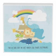 2pk -Plaque Noah's Ark Two By Two 4x4 Mdf - (Pack of 2)