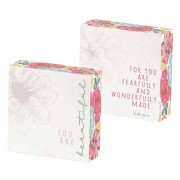 Plaque Double Sided You Are Beautiful Mdf 3x3