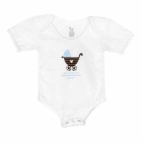 2pk -Baby Shirt White Boy I Am Fearfully - (Pack of 2)