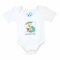 2pk -Baby Shirt White Noah's Ark Two By Two - (Pack of 2)
