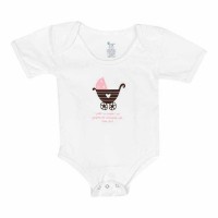 2pk -Baby Shirt White Girl Fearfully & wonder - (Pack of 2)