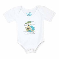 2pk -Baby Shirt White Noah's Ark Two By Two - (Pack of 2)