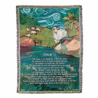 Throw Rug The Lord Is My Shepherd Ps.23