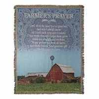 Throw Rug Farmer's Prayer Tapestry 52x68