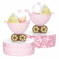 2pk -Figurine Girl I Am Fearfully&wonderful Resin - (Pack of 2)