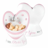 3pk -Figurine Girl Lord Bless You Num.6:24 Resin - (Pack of 3)