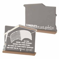 3pk -Figurine Ttp Graduation Resin 3.95 Inches H - (Pack of 3)