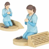 2pk -Figurine Nurses Hear Our Prayer Resin 5 - (Pack of 2)