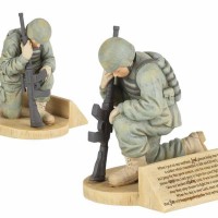 2pk -Figurine Soldiers Hear Our Prayer Resin 5 - (Pack of 2)