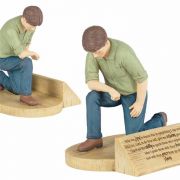 Figurine Mans Hear Our Prayer Resin 5 - (Pack of 2)