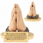 Figurine Praying Hands Hear Our Prayer 5 Inches - (Pack of 2)