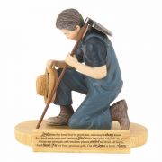 Figurine Farmers Prayer Resin 5.4 Inches