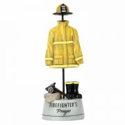 Figurine Firefighter Prayer Uniform Resin - (Pack of 2)