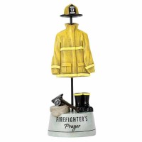 2pk -Figurine Firefighter Prayer Uniform Resin - (Pack of 2) 2pk -Figurine Firefighter Prayer Uniform Resin - (Pack of 2)