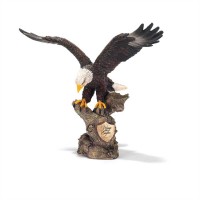 2pk -Figurine Eagle Wings As Eagle Resin 7.5 - (Pack of 2)