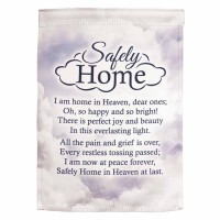 2pk -Flag Print Garden Safely Home Polystr - (Pack of 2)