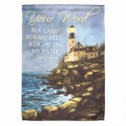 Flag Print Garden Lighthouse-your Word - (Pack of 2)