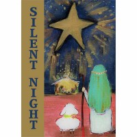 2pk -Flag Print Garden Shepherd-silent Night - (Pack of 2)