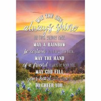 2pk -Flag Print Garden May The Sun Always - (Pack of 2) 2pk -Flag Print Garden May The Sun Always - (Pack of 2)